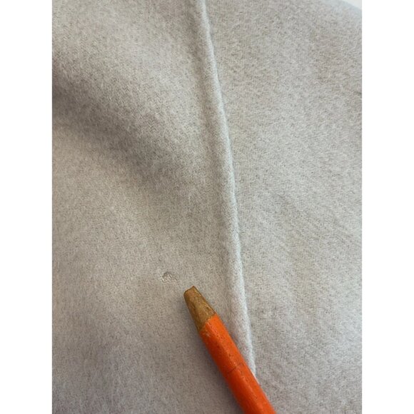 Lafayette 148 Sweater Open Front Cardigan Cashmere/ Wool Ivory Gray size SM - Picture 4 of 8